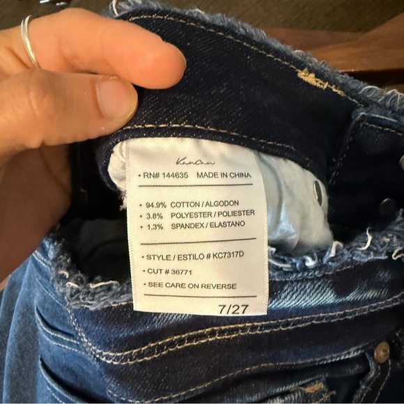 KanCan Danica High Rise Dark Wash Ankle Skinny Jeans - Picture 10 of 10